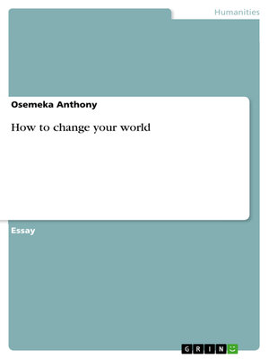 cover image of How to change your world